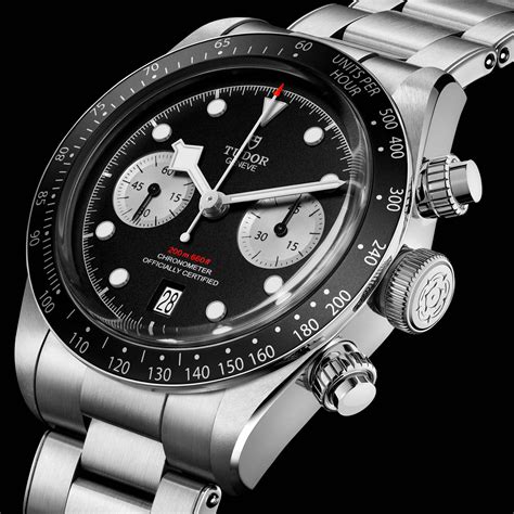 tudor vlack bay|tudor black bay chronograph.